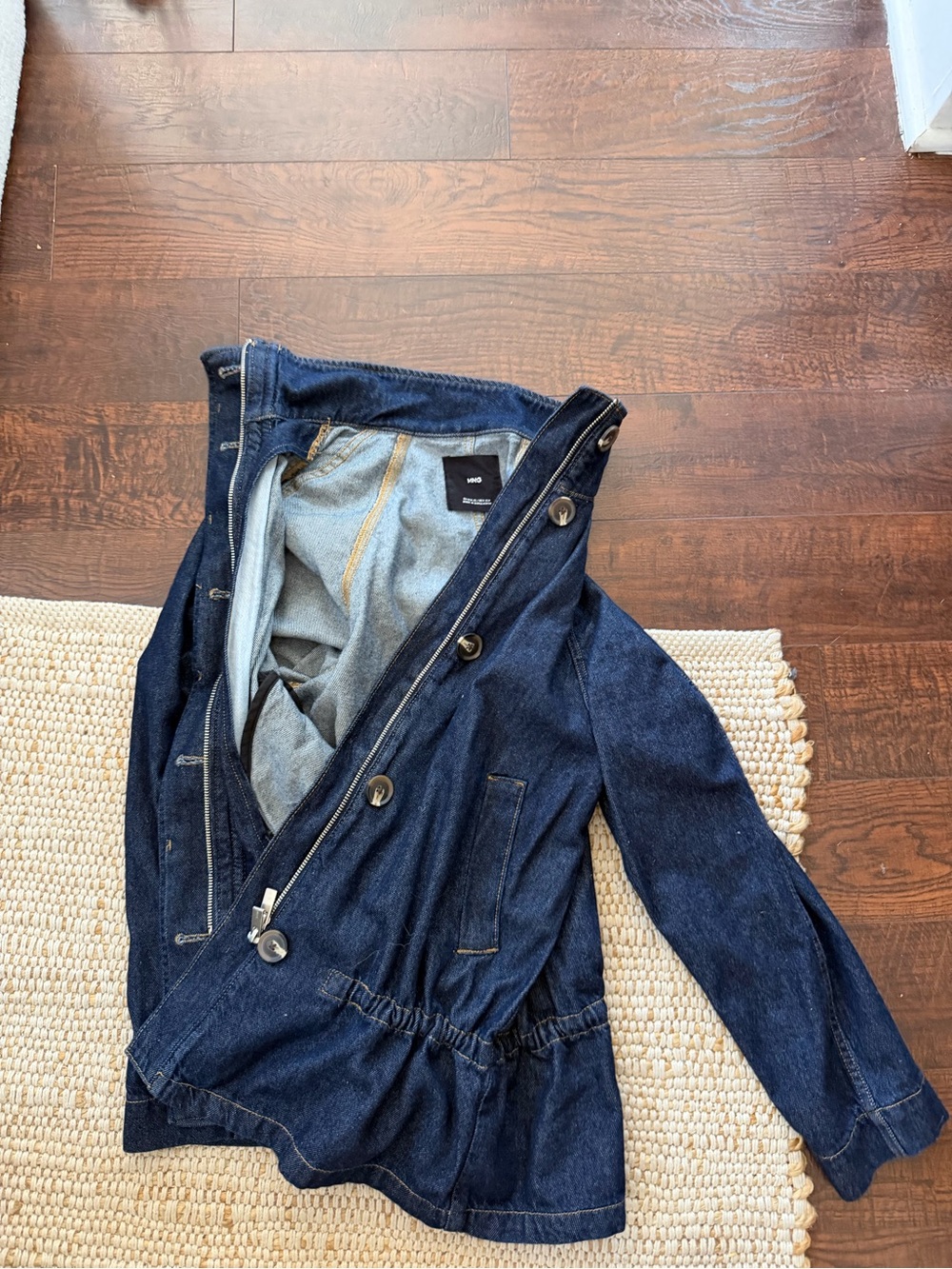 Mango Dark Blue Denim Jacket